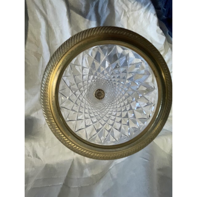 Crystal and Gilded Bronze Vases, 19th Century, Set of 2 For Sale - Image 3 of 13