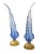 Blue and Gold Murano Style Glass Bird Figurines, Italy, Circa 1950s - A Pair For Sale - Image 10 of 12