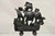 Antique Victorian 1930 Creation Co Cast Iron Figural Painted Ship Boat Door Stop For Sale In Philadelphia - Image 6 of 11