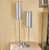 Anthony California Styled Modern Nickel Double Mesh Lamp For Sale - Image 9 of 12