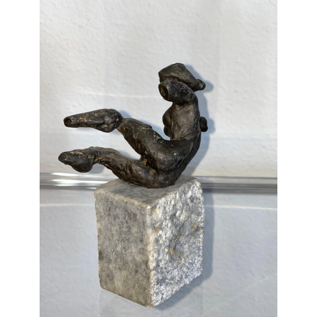 Vintage Bronze Nude Miniature Figures - Set of 5 For Sale - Image 9 of 13