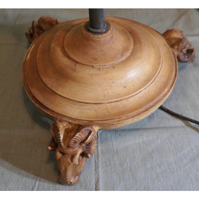 Mid-Century Rams Head Tilting Floor Standing Reading Lamp by David Hunt, 1960s For Sale - Image 11 of 11