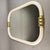 Vintage White Lacquered Mirror, 1970s For Sale - Image 4 of 4