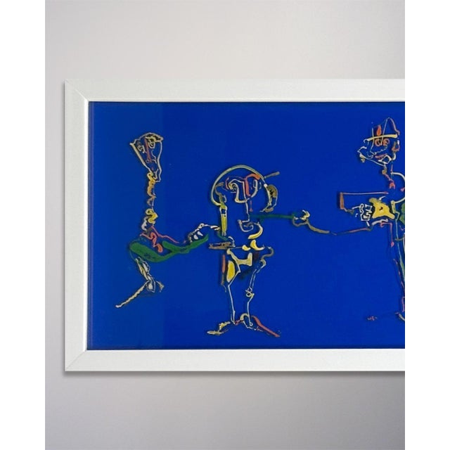 Offered here is a rare original painting on polymethyl methacrylate (brand name Lucite) signed by Charles Keeling Lassiter...