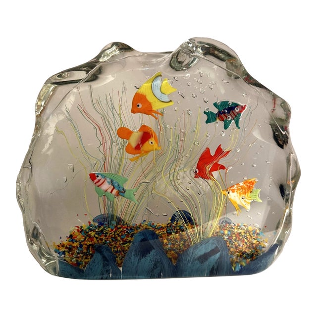 "Murano Glass Aquarium" For Sale