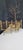 1970s Mid Century Modern Trees Umbrella Metal Brass Wall Art Rainy Day at the Bus Stop For Sale - Image 6 of 9