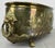 Gold Vintage Brass Footed Planter with Floral Lion Handles For Sale - Image 8 of 18