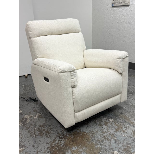 Contemporary Pottery Barn Kids Dream Deluxe Power Swivel Recliner For Sale - Image 3 of 12