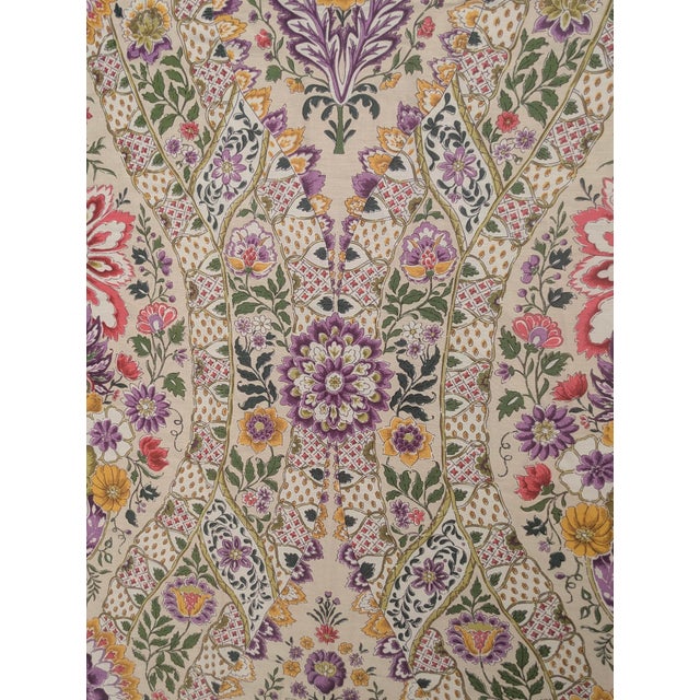 Brunschwig Et Fils "Theodora" Botanical Fabric Panel 2.5 Yards For Sale - Image 10 of 15