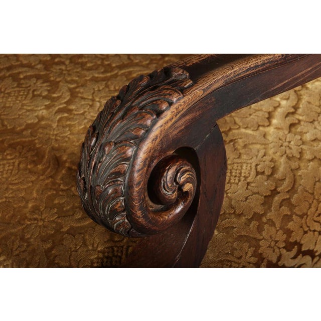 Antique Baroque Chair in Oak, 1800 For Sale - Image 12 of 18