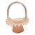 Early 20th Century Vintage Fenton Rose Pink Glass Basket For Sale