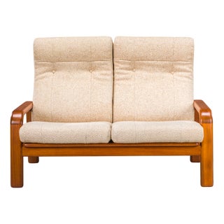 Mid-Century Modern Danish Two-Seater Teak Sofa, 1960s For Sale