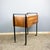 1960s Mid-Century Modern Rolling Sewing Box in Walnut on Tubular Steel Legs, 1960s For Sale - Image 5 of 10