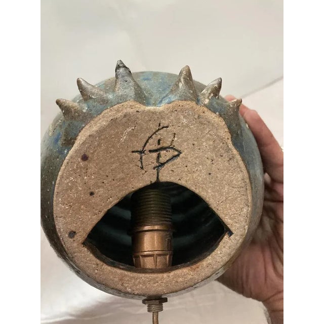 Ceramic Lamp from Alain Blanchard, 1970s For Sale - Image 6 of 7