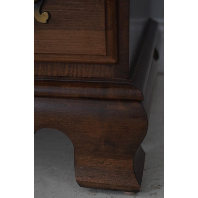 Ethan Allen Maple Secretary Desk Bookcase Top For Sale - Image 13 of 18