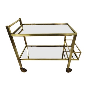 Art Deco Modern Trolley by Jacques Adnet For Sale