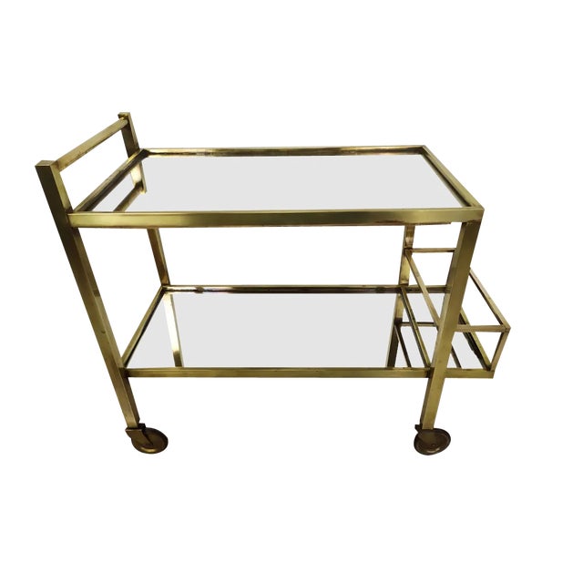Art Deco Modern Trolley by Jacques Adnet For Sale