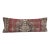 Authentic Handwoven Vintage Lumbar Rug Pillow Cover -16'' X 44'' For Sale