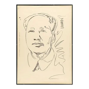 1990s Andy Warhol American, 1928–1987 Andy Warhol. " Retrospective" Oversize Museum of Modern Art (MOMA) New York Lithographic Exhibition Poster, 1990