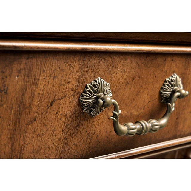 Narrow Walnut Sideboard For Sale - Image 4 of 7