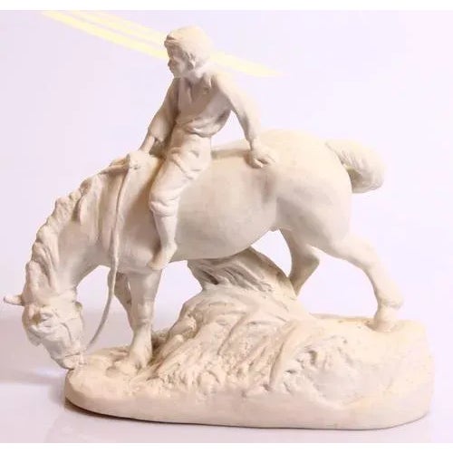 1955. Riga Porcelain Factory, Latvia. Biscuit. Height 28 cm