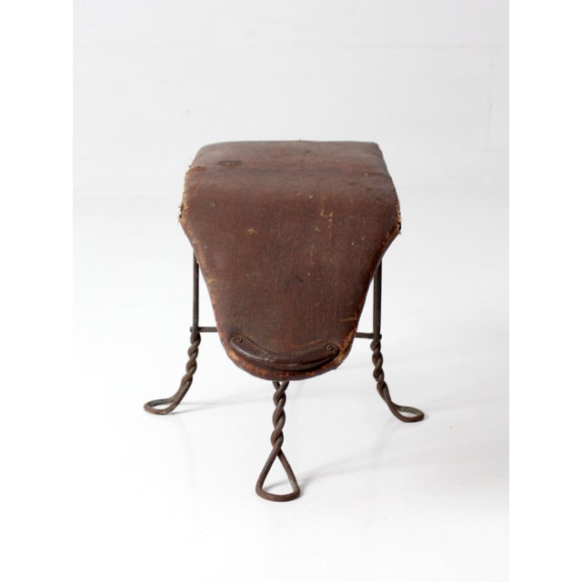 Antique Victorian Shoe Fitting Stool For Sale - Image 4 of 17
