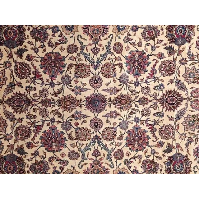 1970's Persian Lavar Kerman , 9'8" X 13'2" For Sale - Image 4 of 8