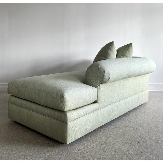 Wood Vintage Kreiss Roll Arm Chaise Lounge For Sale - Image 7 of 12