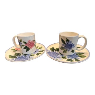 Tiffany & Co. Plate and Mug Set (Hydrangea 2007) For Sale