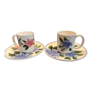 Tiffany & Co. Plate and Mug Set (Hydrangea 2007)