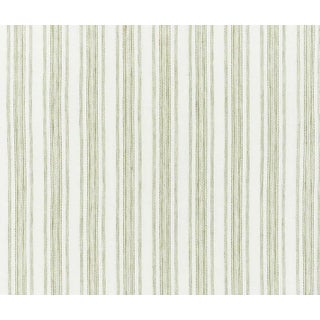 Schumacher Montallegro Linen Sheer Fabric in Grass For Sale