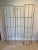 Interesting 3 panel iron screen in a serpentine shape that folds into itself for easy storage. Can be used indoors or out....