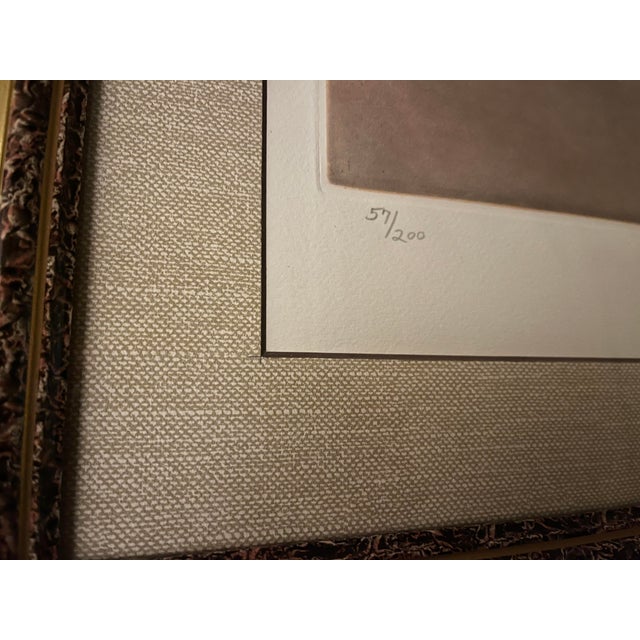 Pink Kaiko Moti Signed Limited Edition Aquatint 'Painted Memories' With Coa For Sale - Image 8 of 10