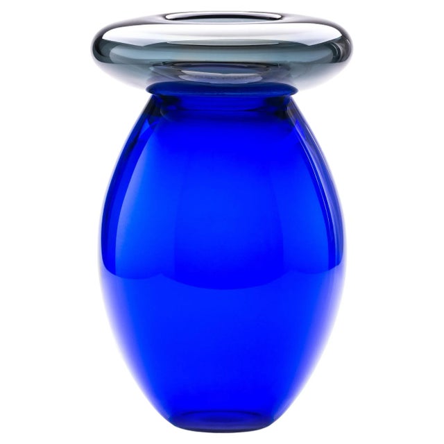 Not Yet Made - Made To Order Queen Blue Vase by Purho For Sale - Image 5 of 5