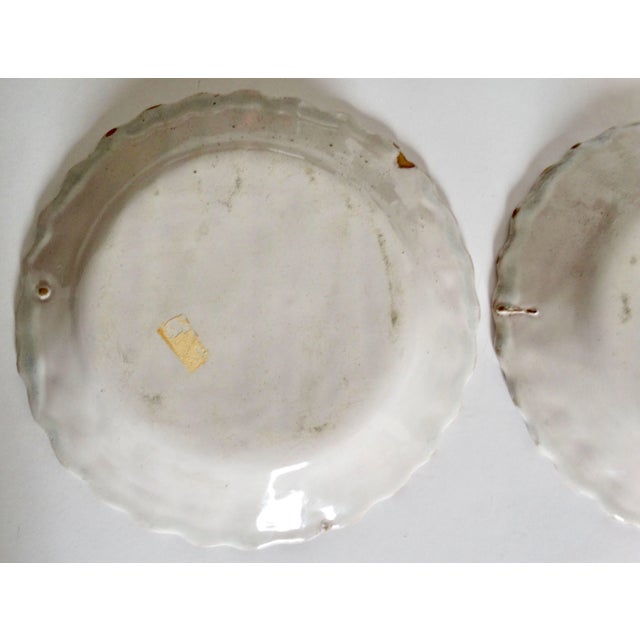 19th-Century French Moustiers Chinoiserie Figural Plates, a Pair For Sale - Image 11 of 11