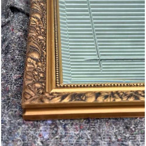 Gold Vintage Gold Ornate Bevelled Mirror For Sale - Image 8 of 12