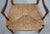 French Country Woven Seat Arm Chair For Sale - Image 17 of 17
