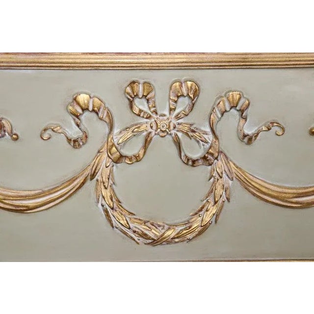 French Louis XV Carved and Painted Wall or Trumeau Mirror For Sale In Philadelphia - Image 6 of 12