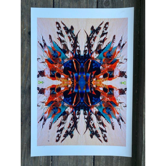 Original photographic abstract artwork by California artist Clifford Baker. Created from original coastal photography...
