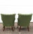 Vintage Channel Back Armchairs With Nail Head Trim and Cabriole Legs- A Pair For Sale - Image 12 of 12