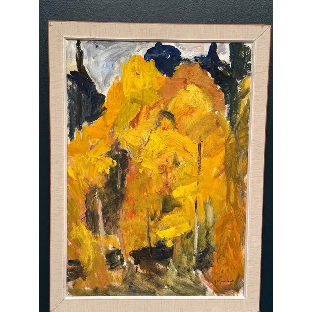 KJ Steinlöf, Trees, 1973, Oil on Canvas, Framed For Sale - Image 10 of 18