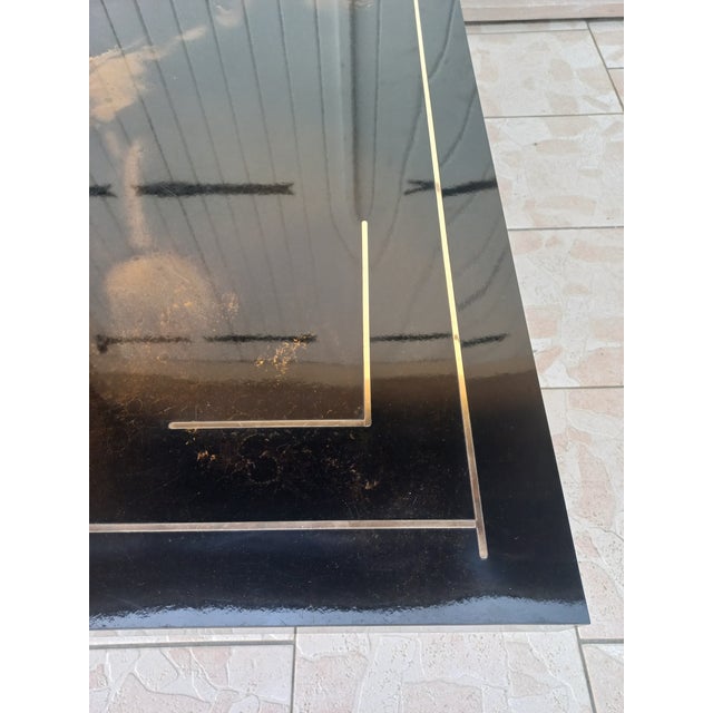 Vintage Coffee Table with Solar Decor For Sale - Image 5 of 12