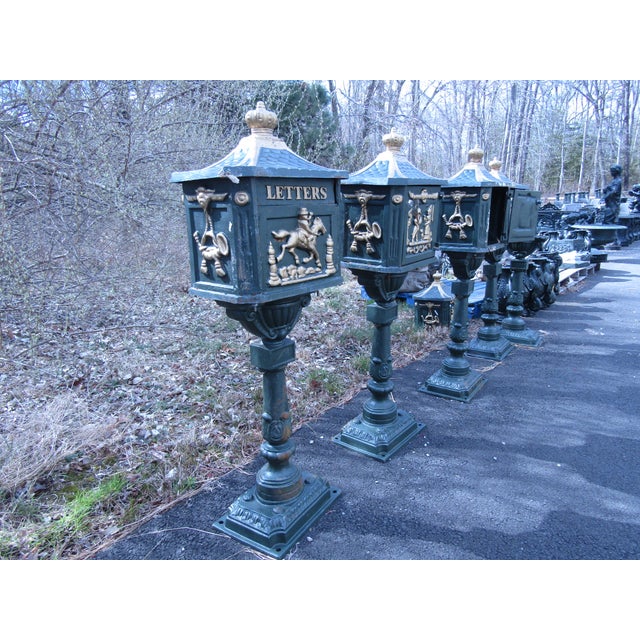 Vintage Cast Iron Mailbox Chairish