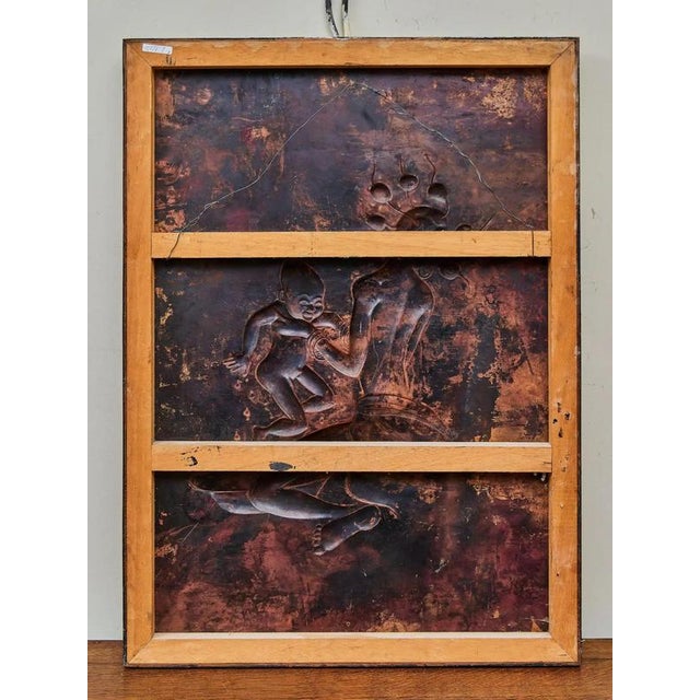 African Copper Relief Motherhood Motif For Sale - Image 4 of 7