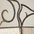 Metal Vintage French Four-Panel Hammered Iron Folding Screen with Pleated Fabric For Sale - Image 7 of 11