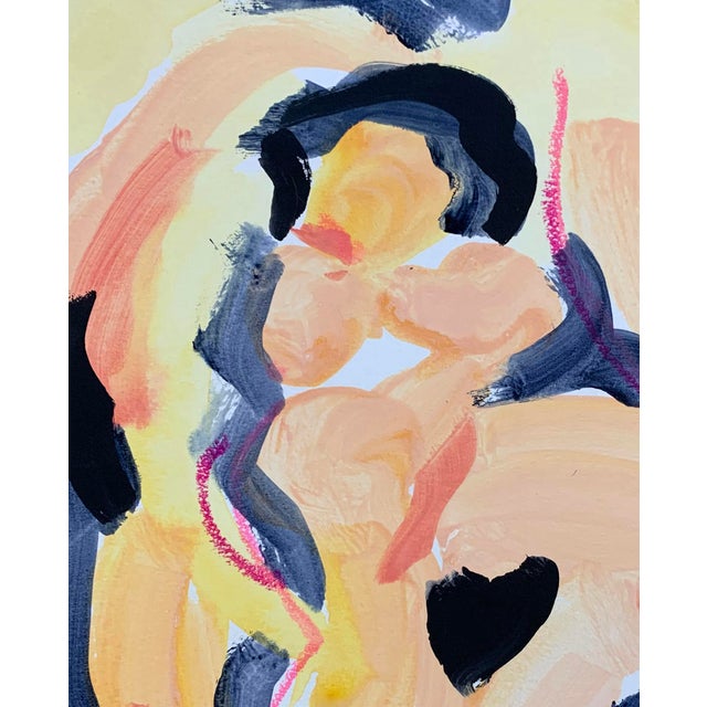Gestural abstract figurative drawing exploring the beauty, strength, and expressive movement of the female form. Created...