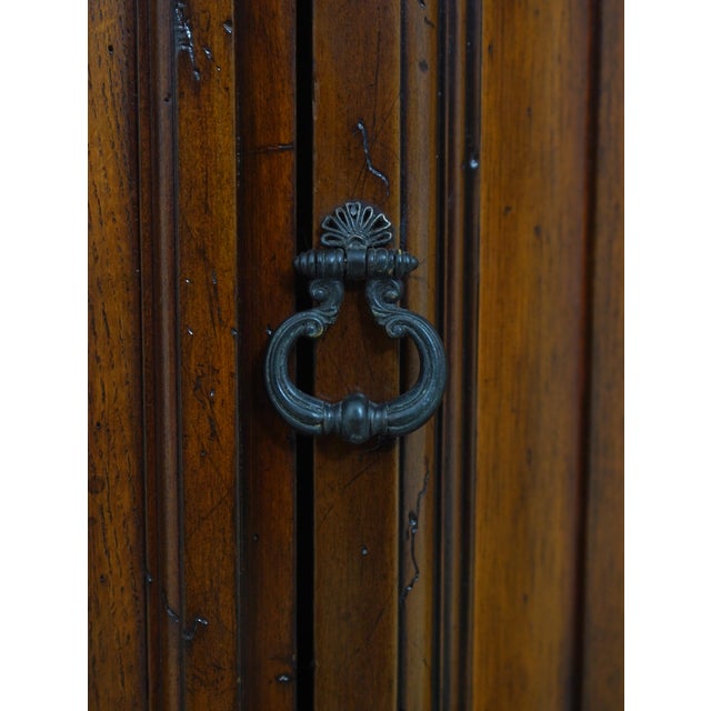 Theodore Alexander Inlaid Oak Continental Credenza For Sale - Image 10 of 18