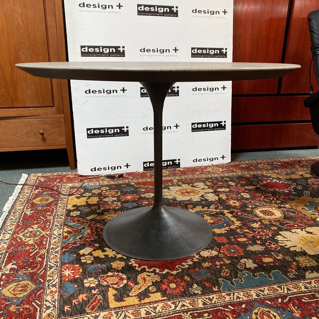 Restoration Hardware Aero Wood Round Dining Table Chairish