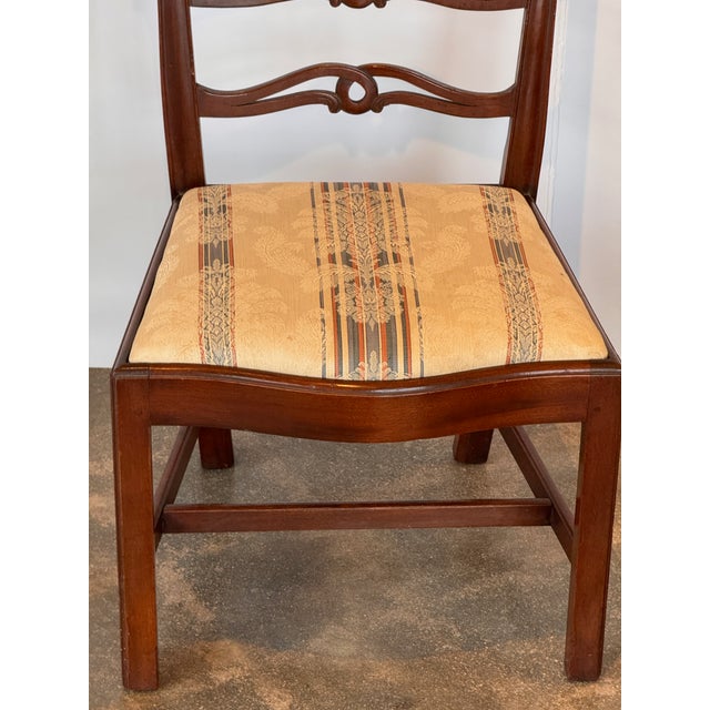 Late 19th Century Set of 10 Mahogany Dining Chairs For Sale - Image 6 of 11