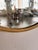 Mid-Century Italian Wall Mirror with Brass Frame and Decor, 1970s For Sale - Image 6 of 17